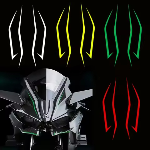 Motorcycle Front Pull Decals NINJA400 H2 H2SX Reflective Sticker for Kawasaki Ninja NINJA400 H2 H2SX