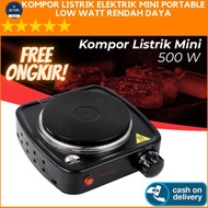 Kompor Listrik Elektrik Mini Portable Low Watt Rendah Daya Hot Plate