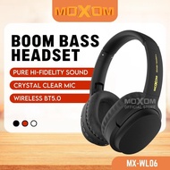 MOXOM Original Heavy Boom Bass Wireless Headset Mic Surround HiFi Headphone Foldable Hadphone Gaming