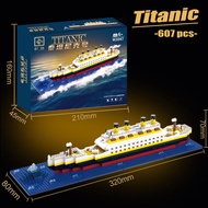 Titanic Ship Micro Mini Building Blocks Set 1878pcs 3D Titanic Model Lego Building Set Micro Mini Bl