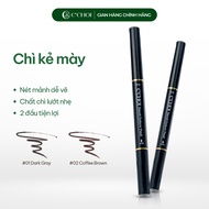Chì Kẻ Mày CChoi - Smooth Eyebrow Pencil - 2 Đầu Lâu Trôi 0.2g