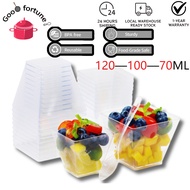 120ML Disposable dessert cup shooters / shot glass dessert Disposable Small Cups for Dessert Party