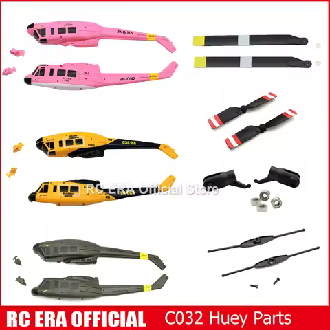 RC ERA Original Spare Parts for C032 UH-1 Huey RC Helicopter Fuselage Main Blade Grip Tail Rotor Ser