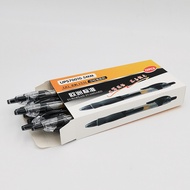 factory 12pcs/set 0.5 mm push neutral black ballpen School supplies Stationery