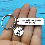Drive Safe Love You Keychain Drive Safe Travel Driver Trip Loved One Special Gift Valentine's Day Pr