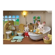🏠 ส่งไว เฟอร์นิเจอร์ห้องน้ำบ้านตุ๊กตา ซิลวาเนียนแท้ Country Bathroom Set : Sylvanian Toilet ห้องน้ำ 