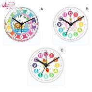 Abbraccia Silent Analog Clock for Kids, Night Lamp Table Clock for Child Bedroom