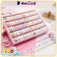 EMILEE 100rolls Set Washi Tape Kartun Baru Scrapbooking Gadis Hati Kec