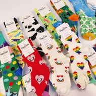 HappySocks7-9 Years Old 2 Children Socks Cartoon Socks Cotton Breathable Socks Baby Socks Colorful S