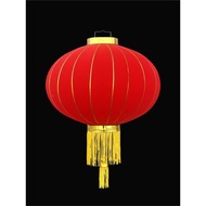 大紅燈籠吊燈中國風春節過新年裝飾陽臺戶外大門口植絨布燈籠掛飾