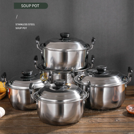 5 Pieces Higi Pot Stainless Casserole Cookware 5 pcs set Kitchenware set steel pot cooking kitchen t