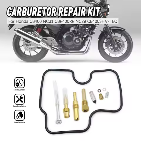 Motorcycle Carburetor Carb Rebuild Repair Kits For Honda CB400 NC31 CBR400RR NC29 CB400SF V-TEC CB 4