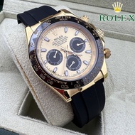 Rolex Watch For Men Women Automatic Original Pawnable Waterproof Rolex Daytona Rubber Strap Gold COD