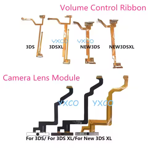 Replacement 3DS XL Camera Lens Module & Flex Cable For Nintendo 3DS 3DSXL NEW 3DS NEW 3DSXL Speaker 