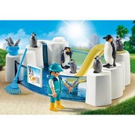 &lt;德國製玩具&gt;摩比人 動物園 餵食秀 企鵝館 國王企鵝 企鵝 家庭趣 playmobil( LEGO 最大競爭對手) @