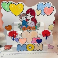 (HN EXPRESS) Combo of 15 3D folded colored cards - new B model, October 20 card - March 8th card, ac