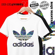 ADIDAS BEST SELLER BAJU T-SHIRT WOMEN MEN COTTON LENGAN PENDEK/LELAKI PEREMPUAN/HARGA BORONG MURAH/B