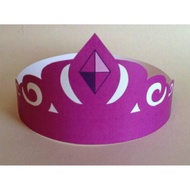 12pcs birthday hats Circular crown pink crown/crown pink birthday hats