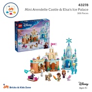 LEGO Disney 43278 Mini Arendelle Castle & Elsa's Ice Palace (306 Pieces) For Children Aged 5 And Up