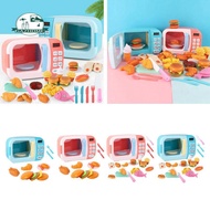 [Garende] Microwave Kitchen Toys Set Pretend Accessories  Food Educational Toys Awareness Growth Par