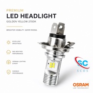 Pack Of 1 Piece 8led-OSRAM 2700KELVIN (Yellow Light) 12v Motorcycle Headlight Bulb