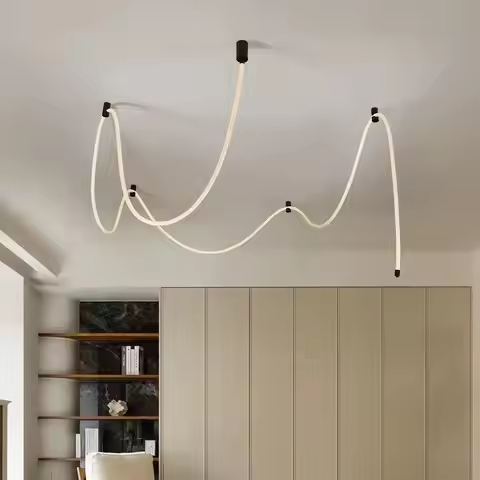 Nordic loft villa empty duplex living room pendant light postmodern designer exhibition hall creativ