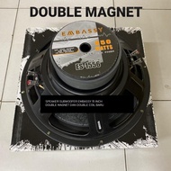 SPEAKER SUBWOOFER EMBASSY 15 INCH DOUBLE MAGNET DAN DOUBLE COIL BARU