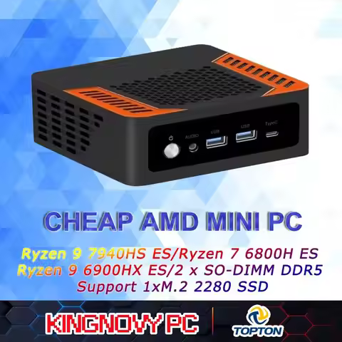 Cheap AMD Gaming Mini PC Ryzen 9 7940HS ES R7 8845HS ES USB4.0 Dual LAN 2xDDR5 Windows 11 Pro Nuc Mi