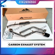 FORCE 4WD EXHAUST MUFFLER CARBON HILUX RANGER NAVARA D MAX TRITON RAPTOR FORTUNER PIPE VIGO REVO T6 