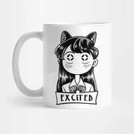 Komi san Excited Miss Komi Mug