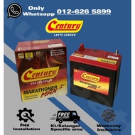 [ Installation Provided ] NS40ZL | 46B20L ] Century Marathoner MAX Car Battery Myvi / Bezza / Axia /