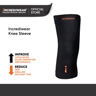 INCREDIWEAR Knee Sleeve (Black) Support Guard Joint Pain Relief Blood Circulation Sports Pelindung Lutut Sukan 护膝