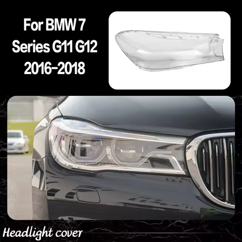 Headlight Lens Shell For BMW 7 Series G11 G12 730 740 760 2016 2017 2018 Transparent Headlamp Cover