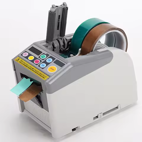 Ribbon Cutting Machine 6 To 60mm Width 999mm Length Tape 6 Roll Circulating Electric Tape Dispenser 