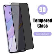Full Cover Privacy Screen Protector For Huawei Y5 Y5P Y6 Y6P Y7 Y8P Y9 Y9A Y9s Prime 2018 2019 2020 Pro Anti Spy Tempered Glass
