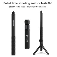 For Insta360 X3/X2 Selfie Stick Bullet Time Set Handheld Tripod Invisible Selfie Stick For Insta360 One X2 Tripod Accessories