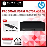HP Pro Small Form Factor 400 G9 Desktop PC - Black (6N0H2PA) (Intel i5-12500/8GB RAM/512G SSD/Intel 