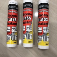 Handsome Lem Silicone Sealant Kaca Acetic Silent Clear Hitam & Putih