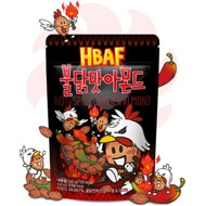 HBAF Buldak Spicy Almond 120g x2 Packs Korean Snack Hot Chicken Flavor Nuts Crunchy Almond Treat Spi