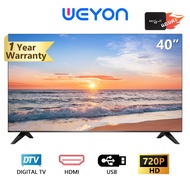 WEYON สมาร์ททีวี ทีวี40นิ้ว smart tv HD ready ทีวีราคาถูกๆ tv 40 นิ้ว android box โทรทัศน์ Android 11.0 สมาร์ททีวีคุณสามารถดู YouTube/Netflix