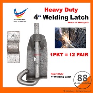 4Inch Welding Door Latch / selak pintu /welding door handle/door latch / grill pagar / door lock latch /selak pintu besi