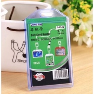 (10pcs) T-014V Silicon ID Case Transparent Fit for standard ID Card 54X90mm