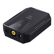 Digital to Analog Audio Converter Bluetooth 5.0 Toslink Coaxial Signal to RCA R/L Audio Decoder DAC Amplifier(EU Plug)