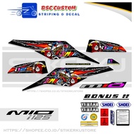 Mio i 125 STOCK DECALS/STRIPING MIO M3 /Z/125/ STICKER/STICKER/PREMIUM Variation/ZOMBIE/DN