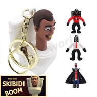 NEW🚽📺 SKIBIDI TOILET DOLL KEY CHAIN TITAN TV MAN TOILET MAN SPEAKER MAN MONITOR MAN 泰坦馬桶人 VS 監控人 音響人