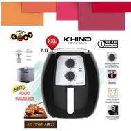 *FAST SHIPPING + FREE Khind Food Warmer* Khind 7.7L Heathily Air Fryer ARF77