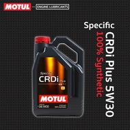 Motul น้ำมันเครื่อง รุ่น Specific CRDi Plus 5W-30 Diesel 5W-40  6 7 8L.