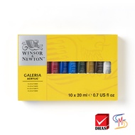 Winsor & Newton ชุดเซ็ทสีอะครีลิค 10x20 มล #2190525