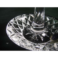 [Old Time] Early Second-Hand Czech Crystal Glass Ring Storage Dish