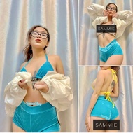 TWERK pants pastel blue, dancer, rave, booty, blue pastel twerk pants